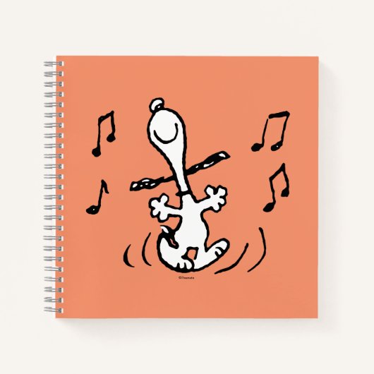 Peanuts | Snoopy Dancing Notitieboek (Voorkant)