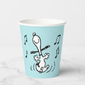 Peanuts | Snoopy Dancing Papieren Bekers (Voorkant)