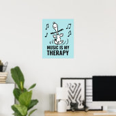 Peanuts | Snoopy Dancing Poster (Thuiskantoor)