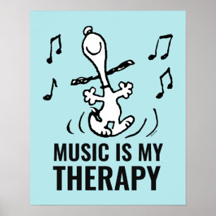 Peanuts Snoopy Dancing Poster