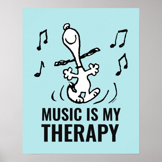 Peanuts | Snoopy Dancing Poster (Voorkant)