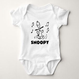 Peanuts Snoopy Dancing Romper