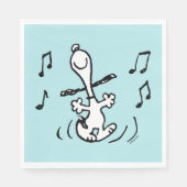 Peanuts | Snoopy Dancing Servet (Voorkant)