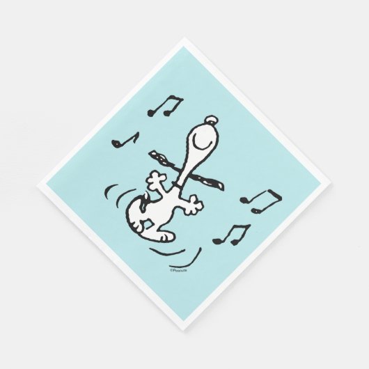 Peanuts | Snoopy Dancing Servet (Hoek)
