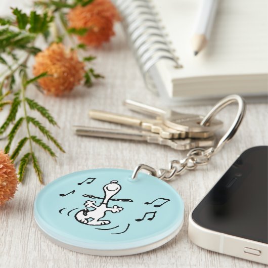 Peanuts | Snoopy Dancing Sleutelhanger (Voorkant Rechts)