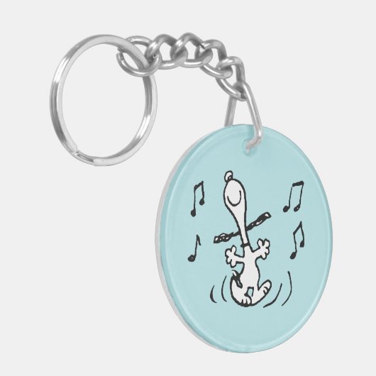 Peanuts | Snoopy Dancing Sleutelhanger (Voorkant Links)