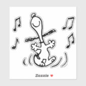 Peanuts | Snoopy Dancing Sticker (Vel)