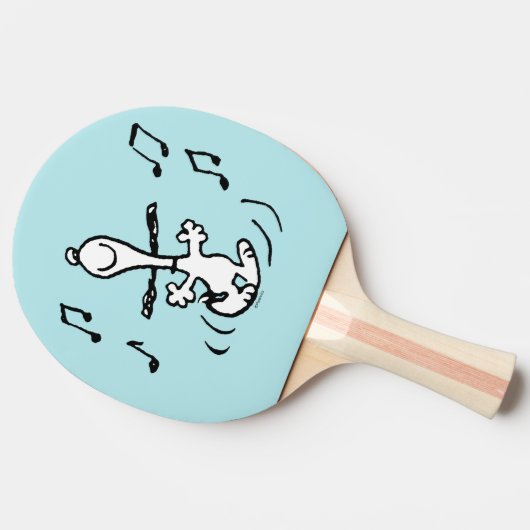Peanuts | Snoopy Dancing Tafeltennisbatje (Zijkant)
