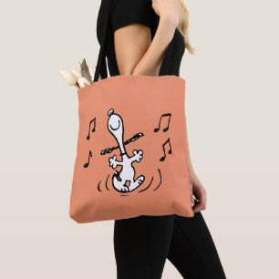 Peanuts Snoopy Dancing Tote Bag