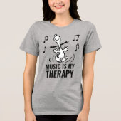 Peanuts | Snoopy Dancing Tri-Blend Shirt (Voorkant)
