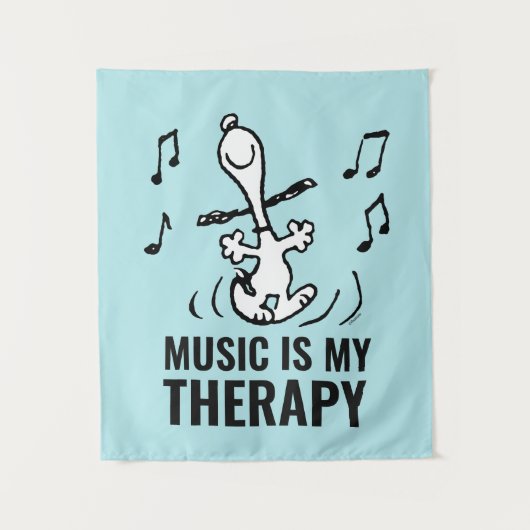 Peanuts | Snoopy Dancing Wandkleed (Voorkant)