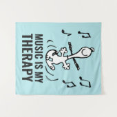 Peanuts | Snoopy Dancing Wandkleed (Voorkant (horizontaal))