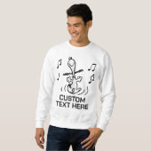 Peanuts | Snoopy Dansend Trui (Voorkant volledig)