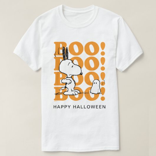 Peanuts | Snoopy & de boeken T-shirt (Design voorkant)