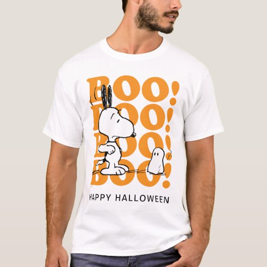 Peanuts | Snoopy & de boeken T-shirt (Voorkant)