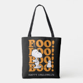 Peanuts | Snoopy & de boeken Tote Bag (Achterkant)