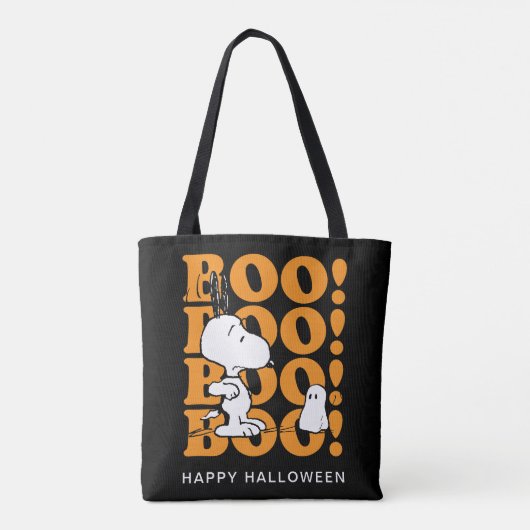 Peanuts | Snoopy & de boeken Tote Bag (Achterkant)