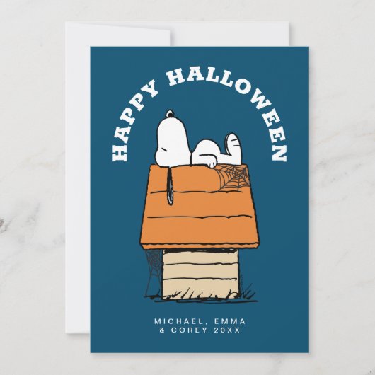 Peanuts | Snoopy & de Boos Feestdagenkaart (Voorkant)