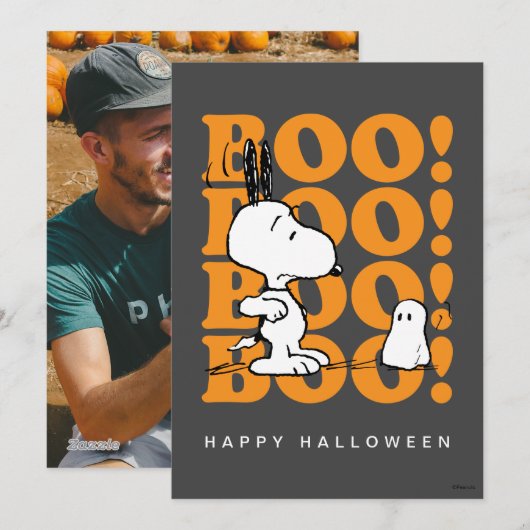 Peanuts | Snoopy & de Boos Feestdagenkaart (Voorkant / Achterkant)