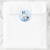 Peanuts | Snoopy de Paashaas Ronde Sticker (Tas)