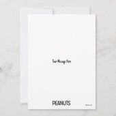 Peanuts | Snoopy de vliegende aas Kaart (Achterkant)