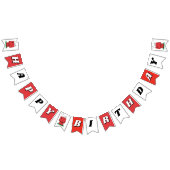 Peanuts Snoopy Dog House Birthday  Bunting Flags Vlaggetjes (Alle)