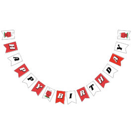 Peanuts Snoopy Dog House Birthday  Bunting Flags Vlaggetjes