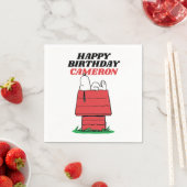 Peanuts Snoopy Dog House Birthday Napkins Servet (Insitu)