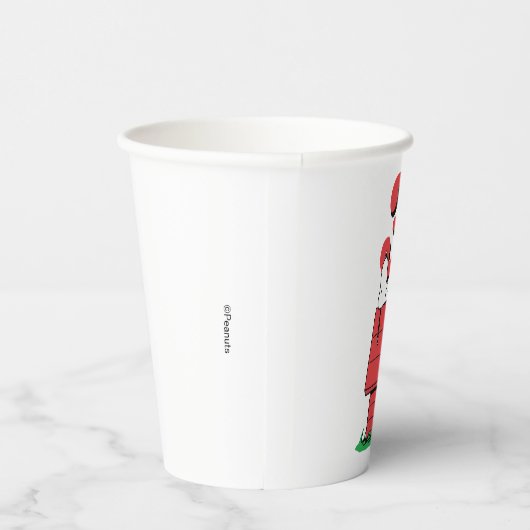 Peanuts Snoopy Dog House Birthday Paper Cups Papieren Bekers (Rechts)