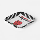 Peanuts Snoopy Dog House Birthday Paper Plates Papieren Bordje (Gebogen)