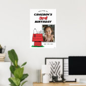 Peanuts Snoopy Dog House Birthday Poster (Thuiskantoor)