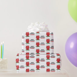 Peanuts Snoopy Dog House Birthday Wrapping Paper Cadeaupapier