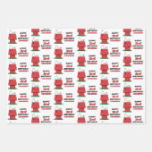 Peanuts Snoopy Dog House Birthday Wrapping Paper S (Voorkant 3)