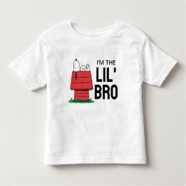 Peanuts Snoopy Dog House | Ik ben de kleine broer Kinder Shirts