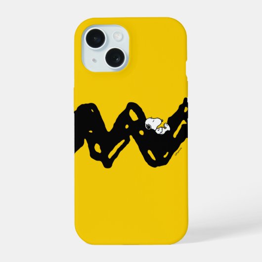 Peanuts | Snoopy dutje iPhone 15 Case (Achterkant)