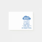 Peanuts | Snoopy Feeling Blue is ook OK Post-it® Notes (Voorkant)