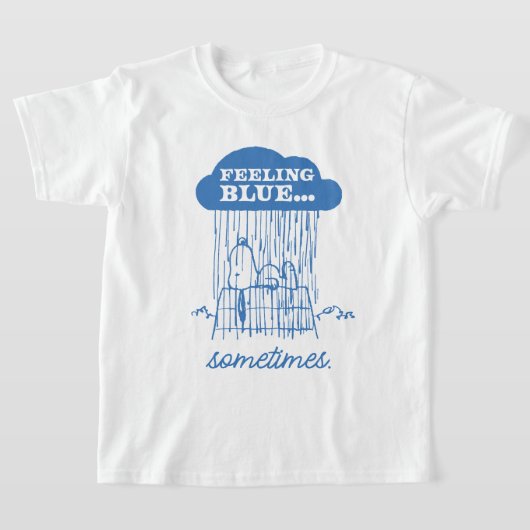 Peanuts | Snoopy Feeling Blue is ook OK T-shirt (Laagn)