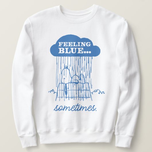 Peanuts | Snoopy Feeling Blue is ook OK Trui (Design voorkant)