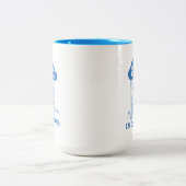 Peanuts | Snoopy Feeling Blue is ook OK Tweekleurige Koffiemok (Center)