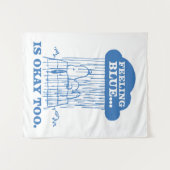 Peanuts | Snoopy Feeling Blue is ook OK Wandkleed (Voorkant (horizontaal))