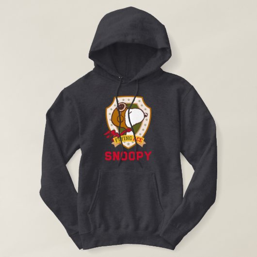 Peanuts | Snoopy Flying Ace Badge Hoodie (Design voorkant)