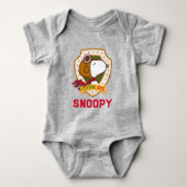 Peanuts | Snoopy Flying Ace Badge Romper (Voorkant)