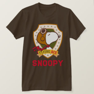 Peanuts   Snoopy Flying Ace Badge T-shirt