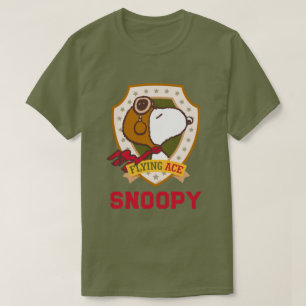 Peanuts   Snoopy Flying Ace Badge T-shirt