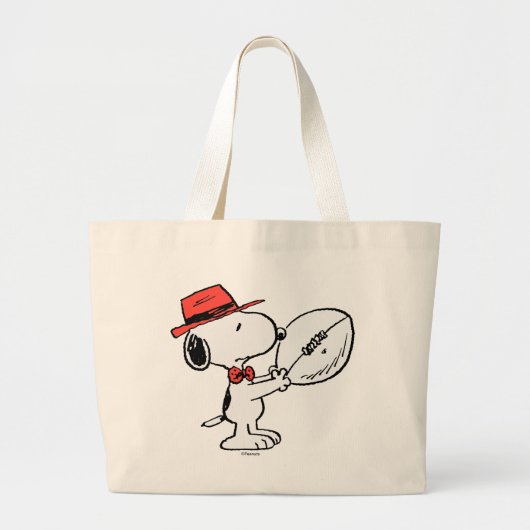 Peanuts | Snoopy Football Coach Grote Tote Bag (Voorkant)