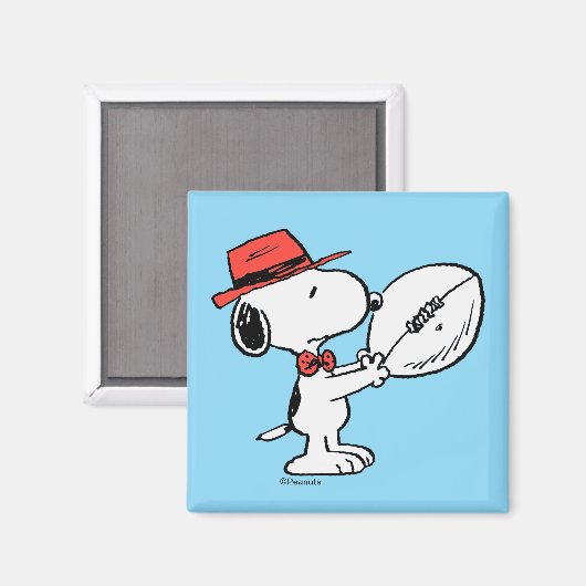 Peanuts | Snoopy Football Coach Magneet (Voorkant / Achterkant)