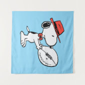 Peanuts | Snoopy Football Coach Wandkleed (Voorkant (horizontaal))