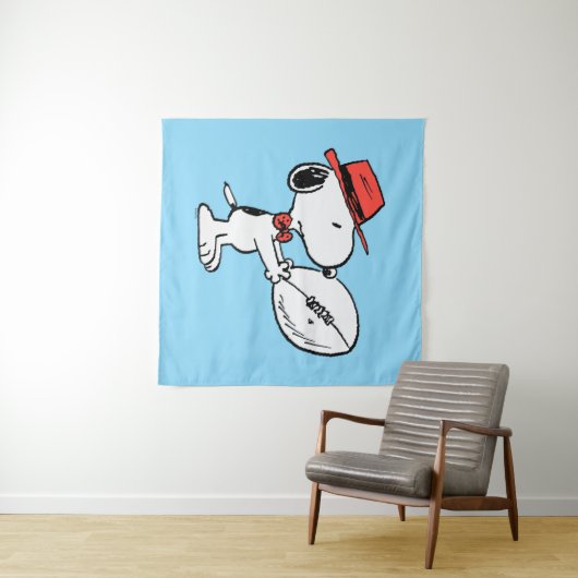 Peanuts | Snoopy Football Coach Wandkleed (In Situ (horizontaal))