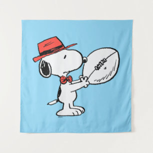 Peanuts   Snoopy Football Coach Wandkleed