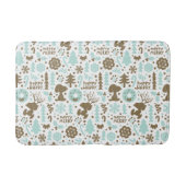 Peanuts | Snoopy Frosty Christmas Pattern Badmat (Voorkant)